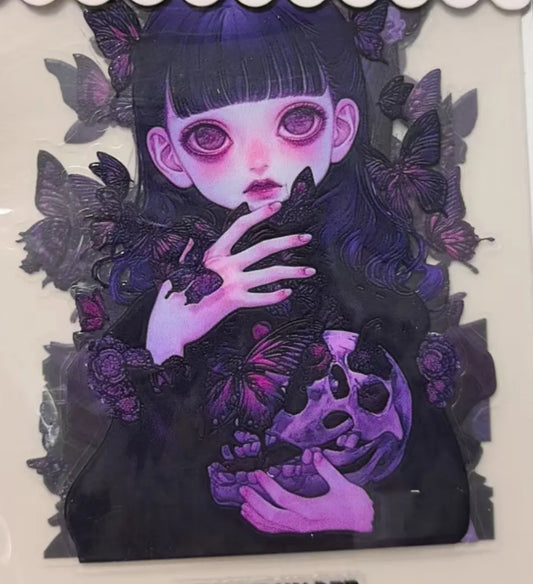 0717-Embossed Sticker