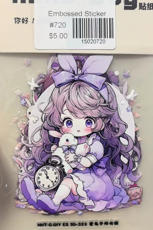 0720-Embossed Sticker