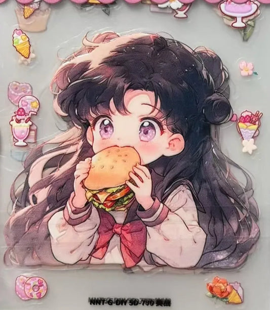 0727-Embossed Sticker