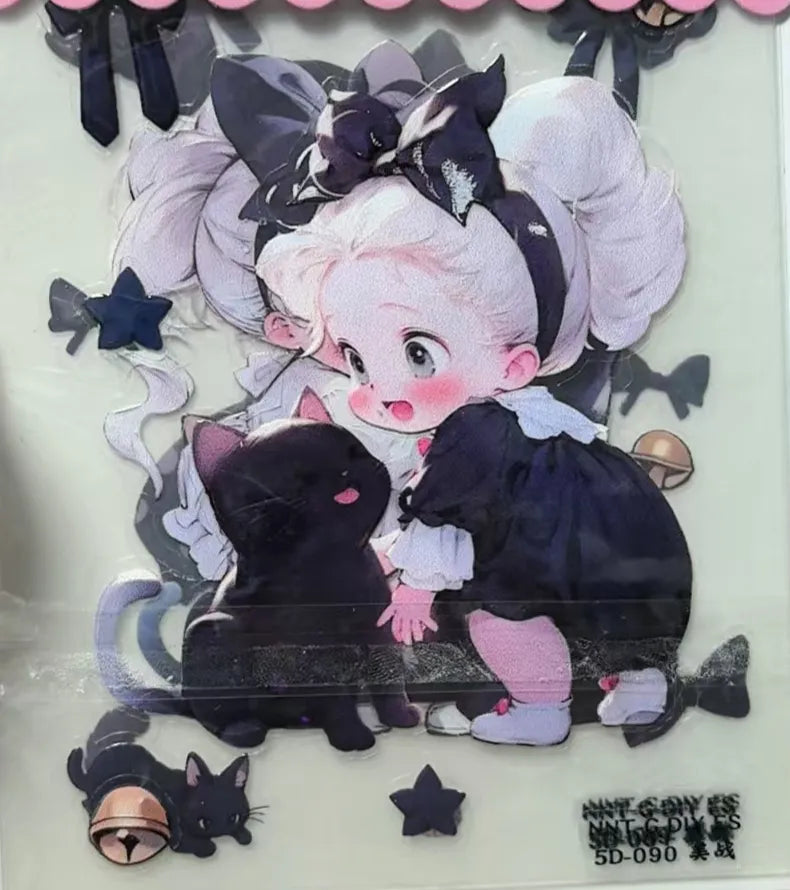 0730-Embossed Sticker