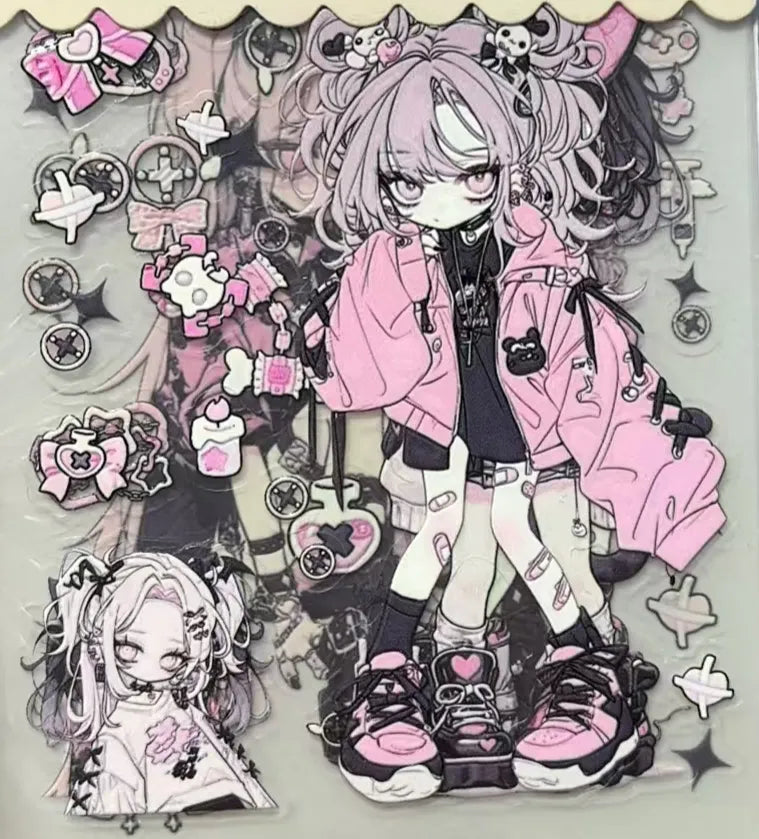 0736-Embossed Sticker