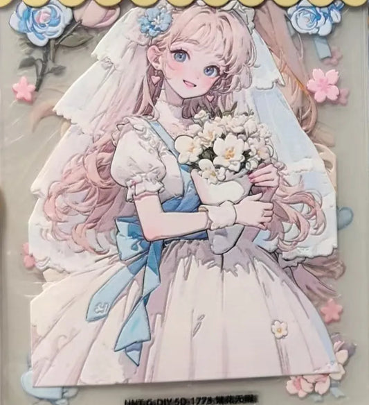 0737-Embossed Sticker