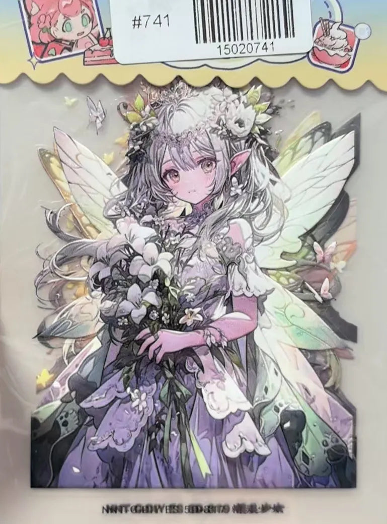 0741-Embossed Sticker