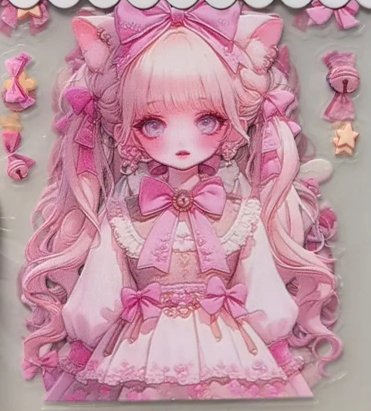 0743-Embossed Sticker