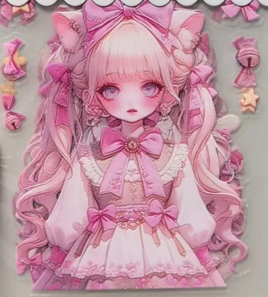 0743-Embossed Sticker