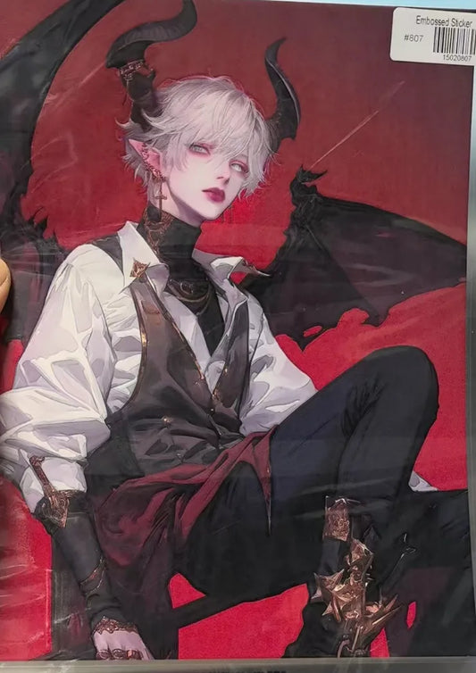 0807-A4 Size Embossed Sticker