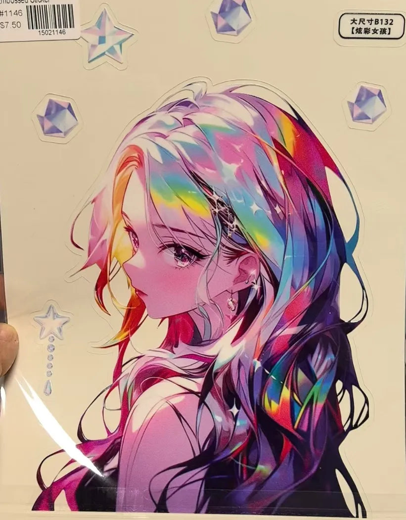 1146-A4 SizeEmbossed Sticker