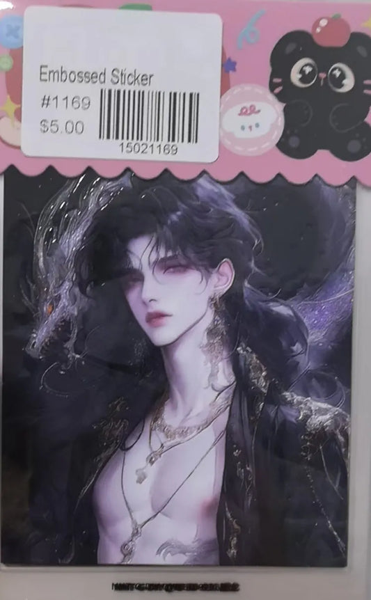 1169-Embossed Sticker