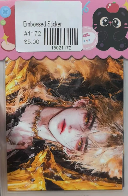 1172-Embossed Sticker