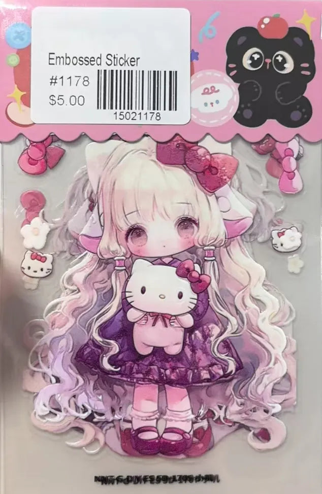 1178-Embossed Sticker