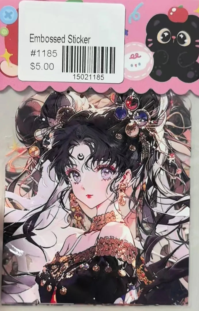 1185-Embossed Sticker