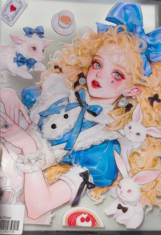 1195-A4 Size Embossed Sticker