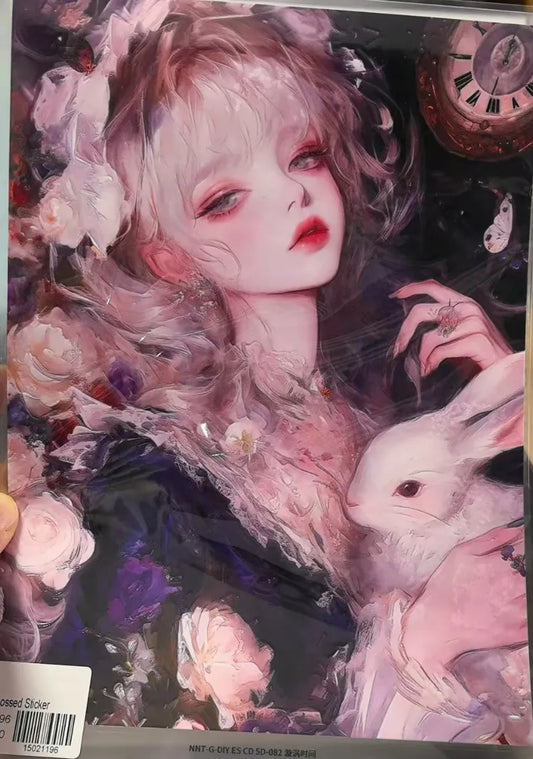 1196-A4 Size Embossed Sticker