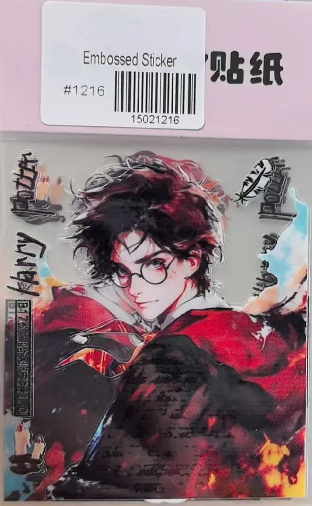 1216-Embossed Sticker