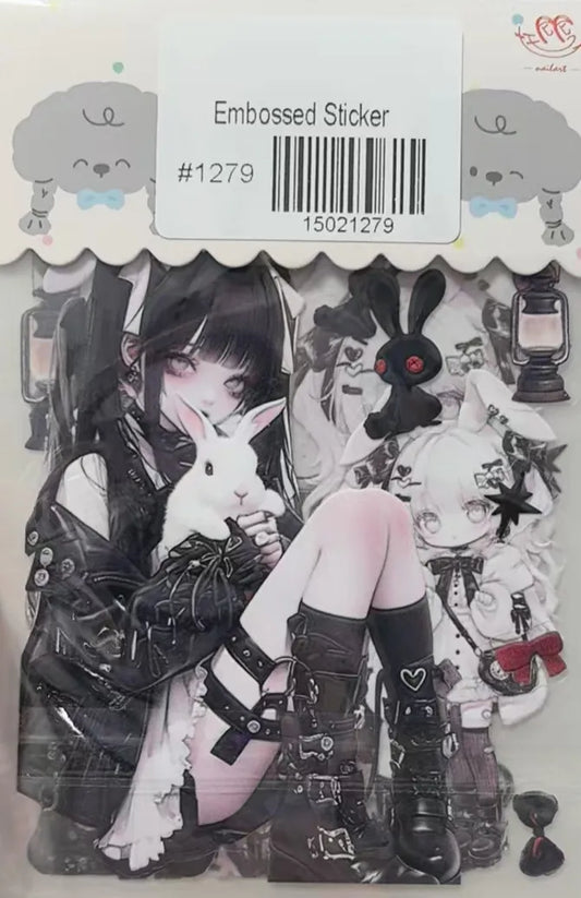 1279-Embossed Sticker