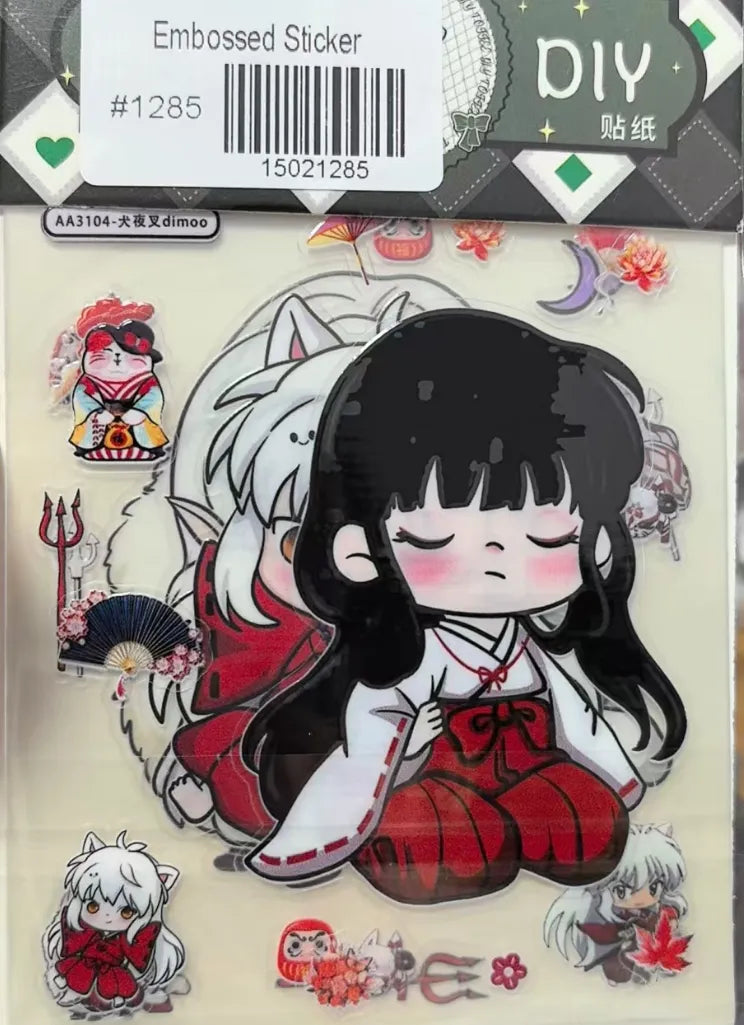 1285-Embossed Sticker