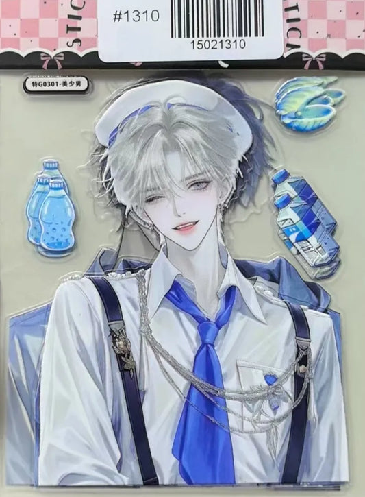 1310-Embossed Sticker