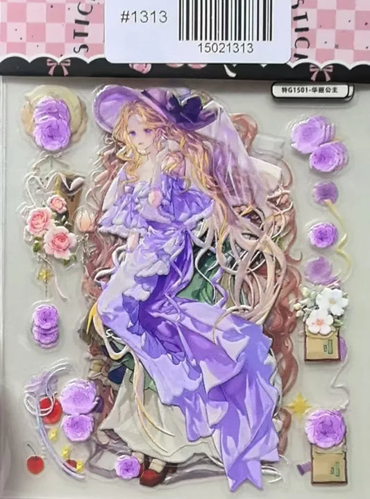 1313-Embossed Sticker