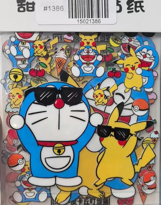 1386-Embossed Sticker