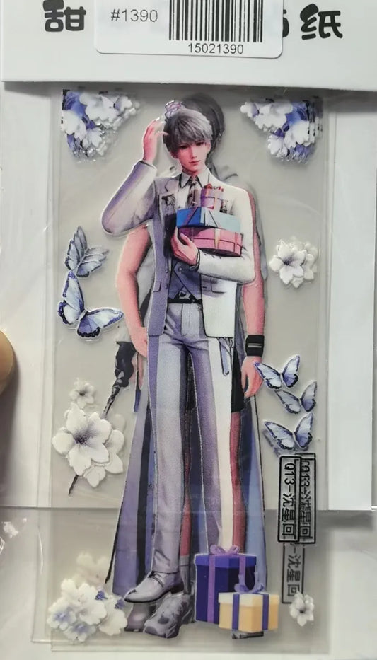 1390-Embossed Sticker