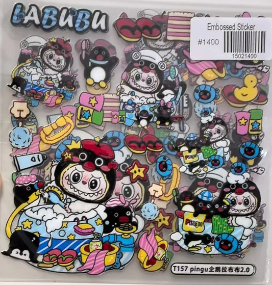 1400-Embossed Sticker