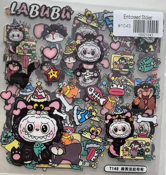 1403-Embossed Sticker