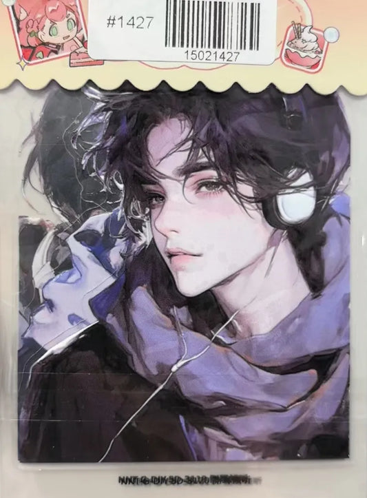 1427-Embossed Sticker