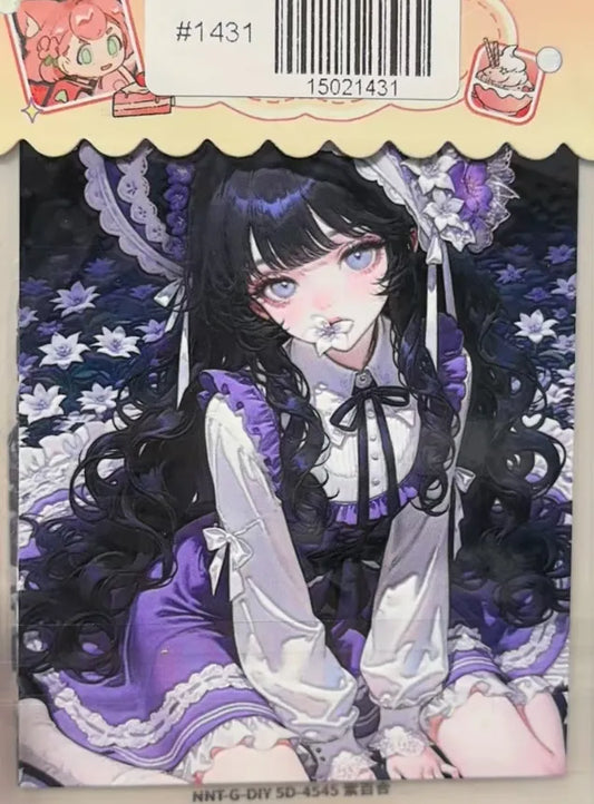 1431-Embossed Sticker