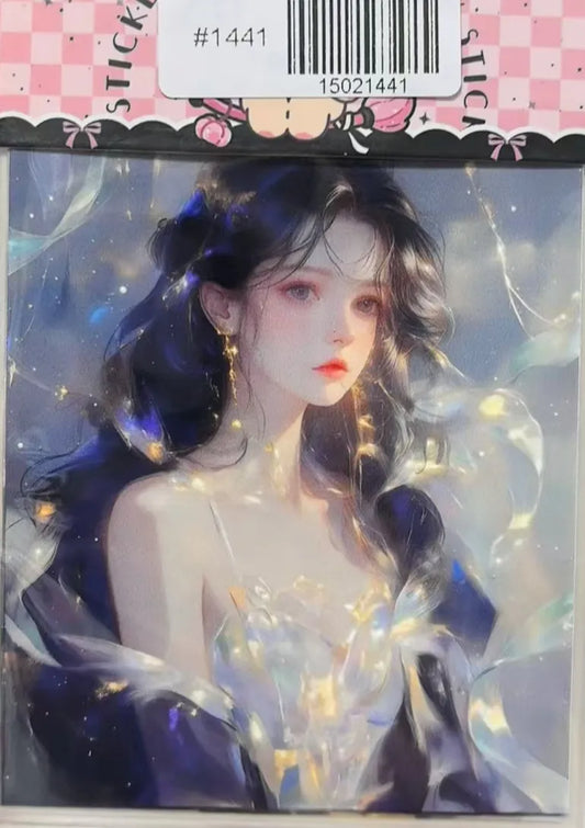 1441-Embossed Sticker