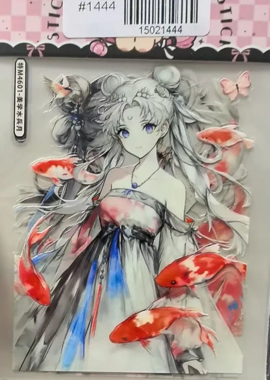 1444-Embossed Sticker