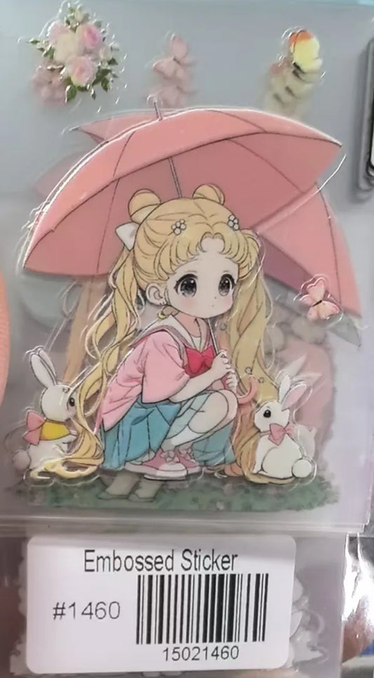 1460-Embossed Sticker