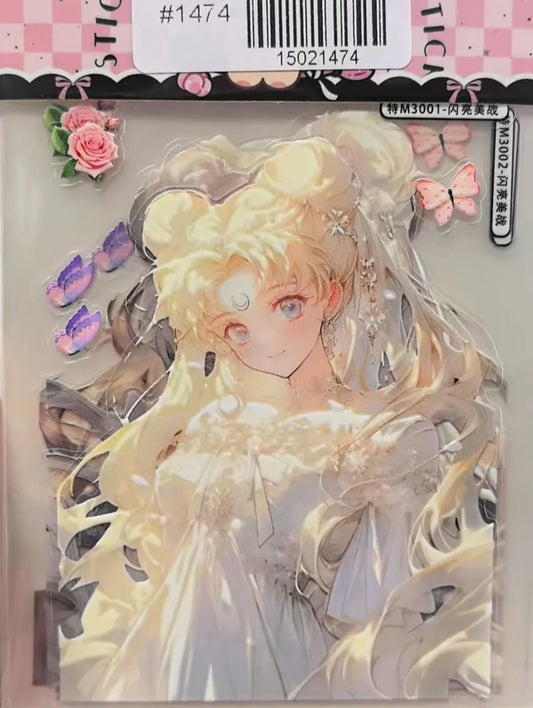 1474-Embossed Sticker