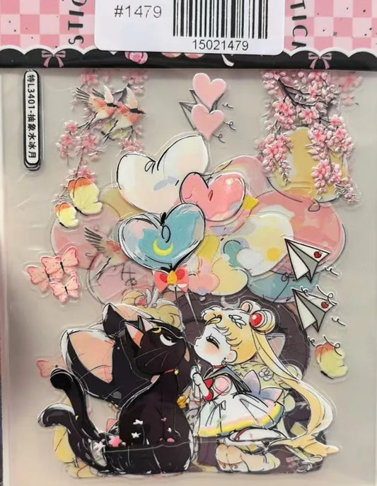 1479-Embossed Sticker