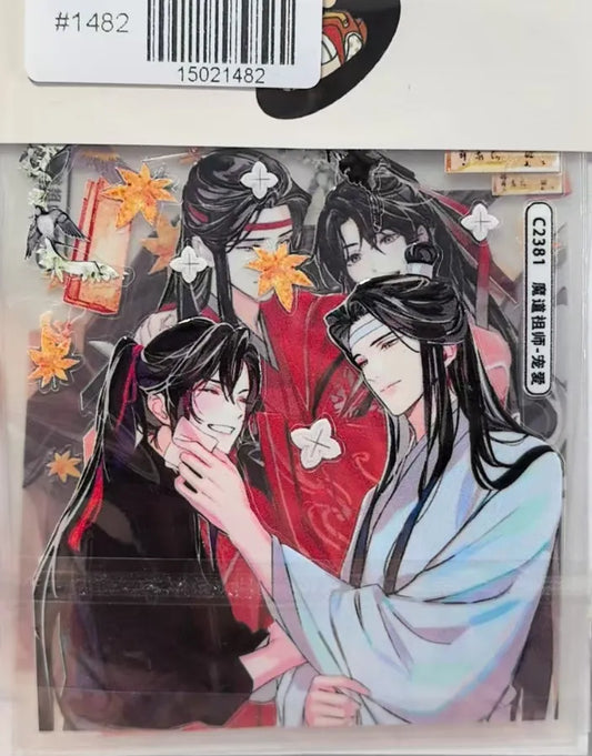 1482-Embossed Sticker