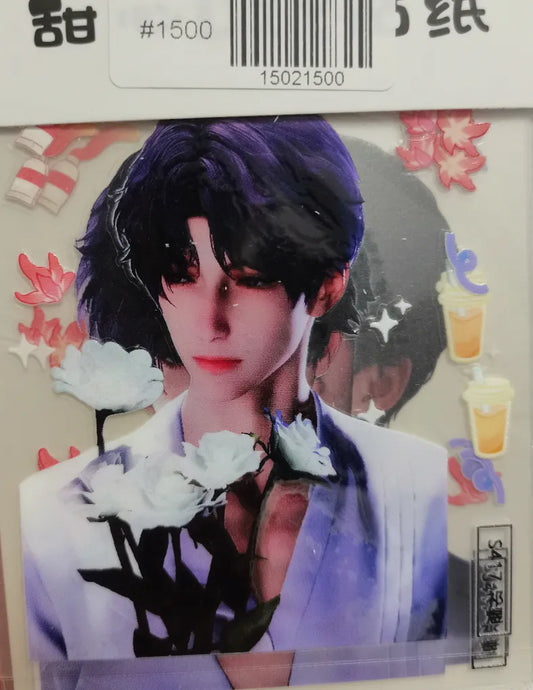 1500-Embossed Sticker