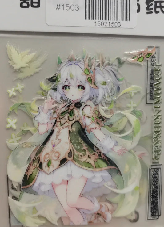 1503-Embossed Sticker