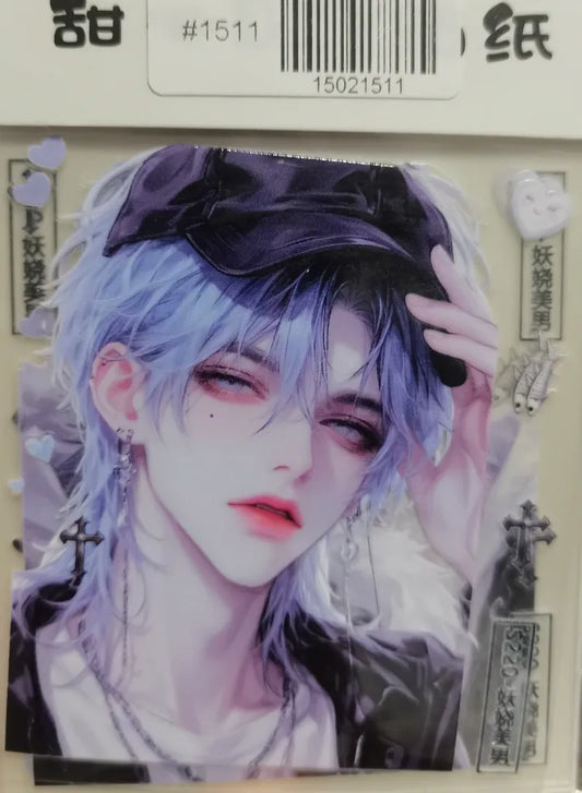 1511-Embossed Sticker