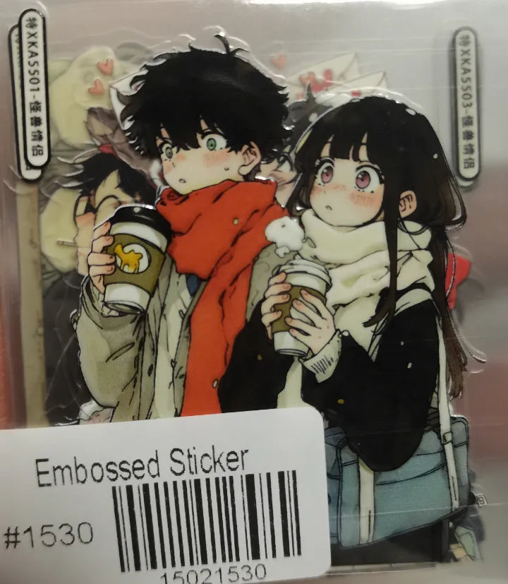 1530-Embossed Sticker