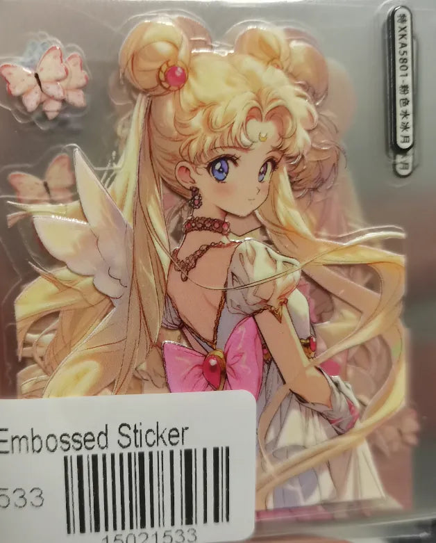 1533-Embossed Sticker