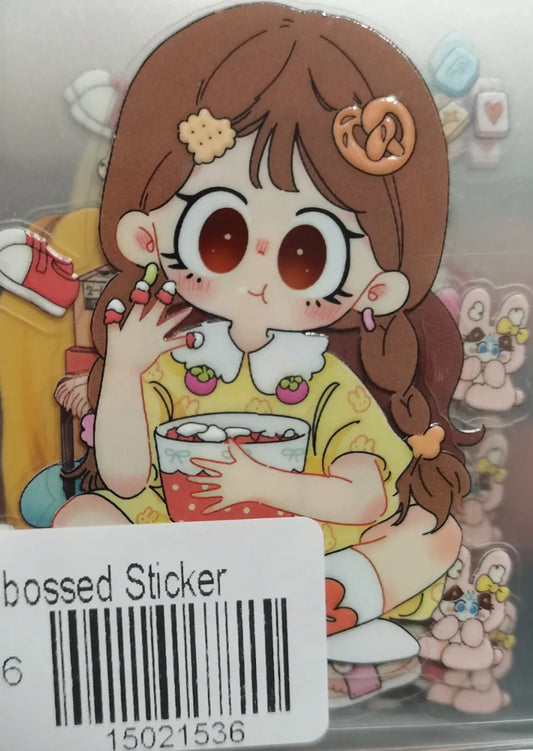 1536-Embossed Sticker