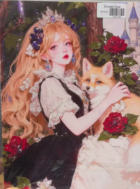 1540-A4 Size Embossed Sticker