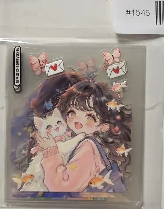 1545-Embossed Sticker