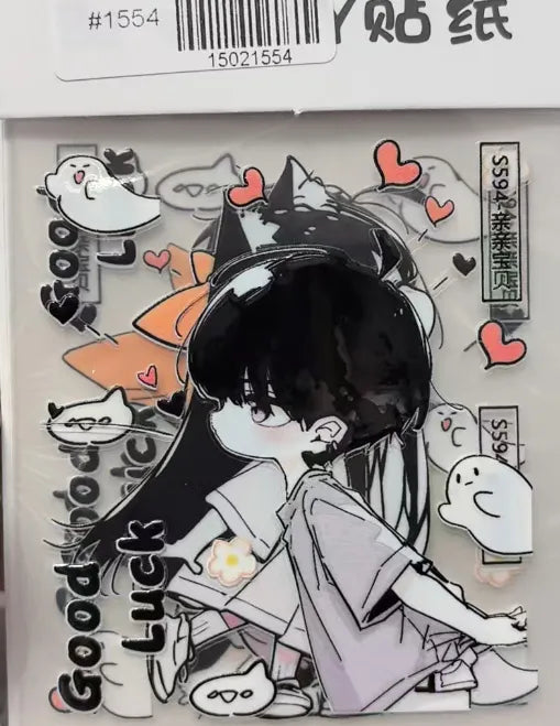 1554-Embossed Sticker