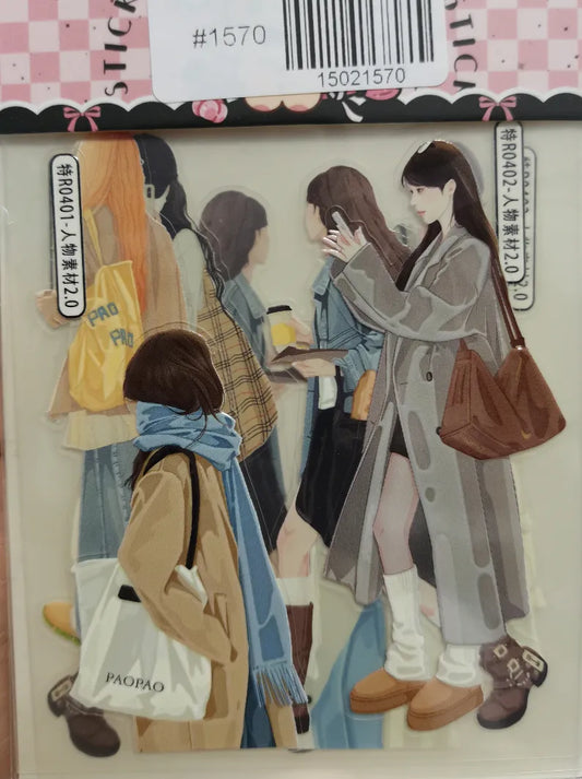 1570-Embossed Sticker