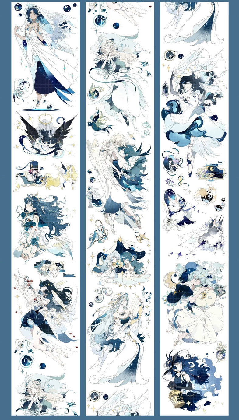 2025-Shine Studio-7.5x115cm Silver Shell Luster PET Tape