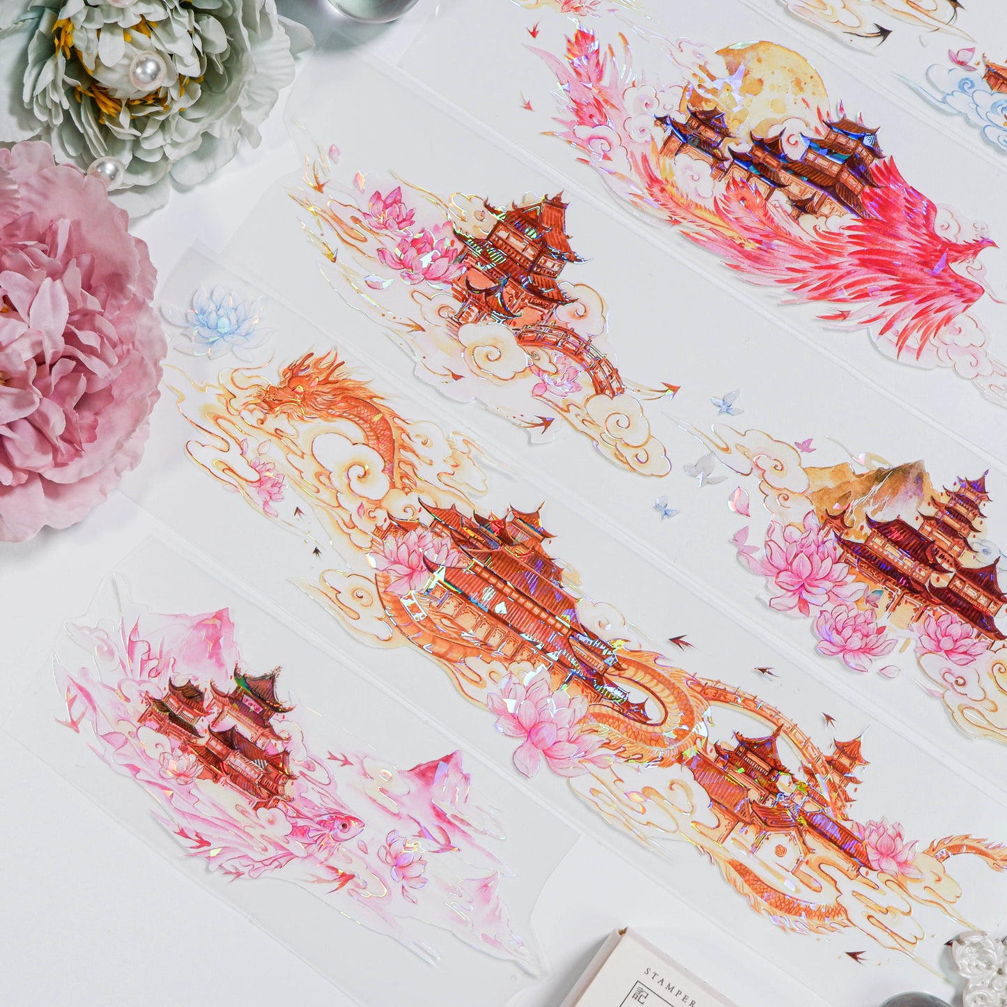 3124-ELEPHANT Studio-6.5x120cm Iridescent PET Tape