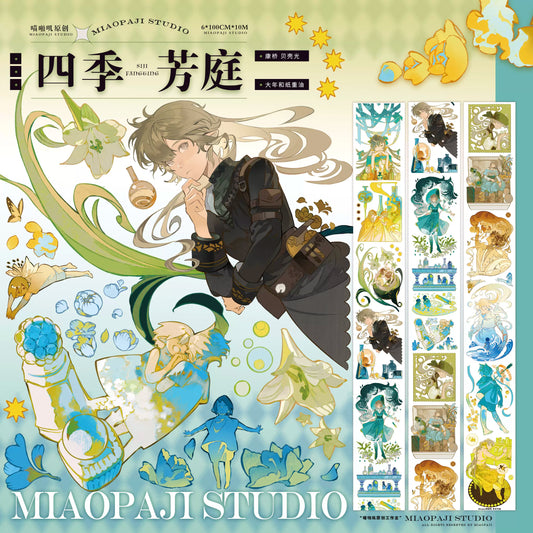 1036 - 6x100cm Shell Luster PET Tape