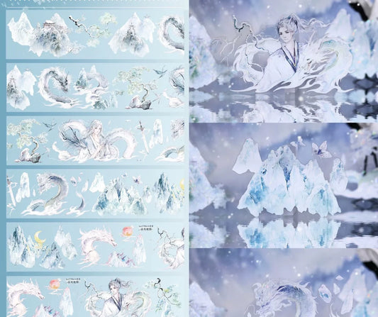 2939-JUST Studio-6.5x100cm Shell Luster PET Tape