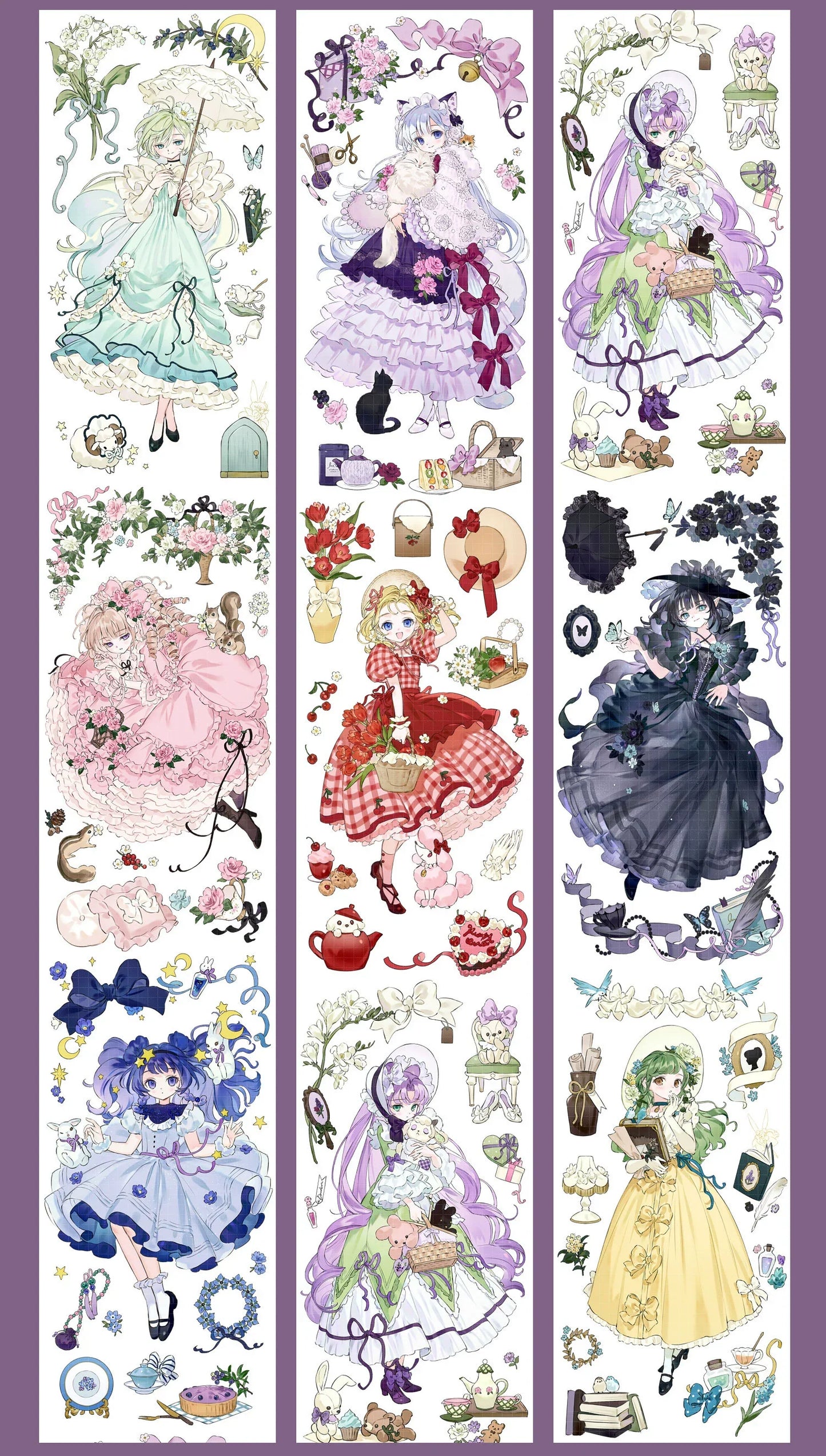 2029-6.5x100cm Shell Luster PET Tape