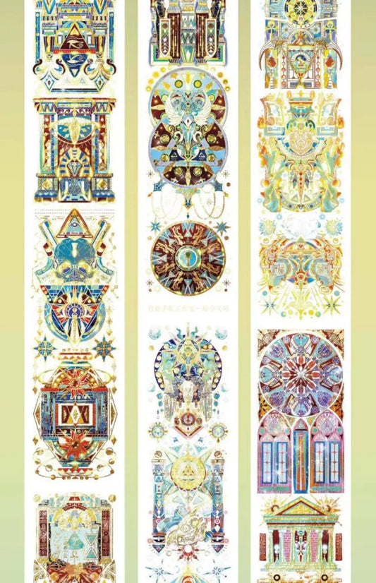 3145 - 8x200cm Iridescent PET Tape